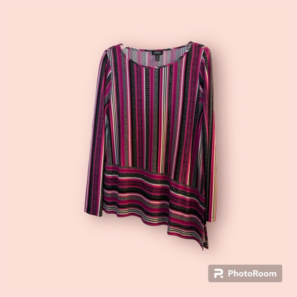 Jones New York shirt\top Size Large , Never Worn, multiple color Pinks,